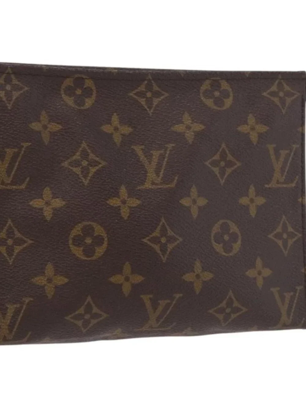 LOUIS VUITTON Monogram Poche Toilette 19 Pouch M47544 LV Auth hk3909